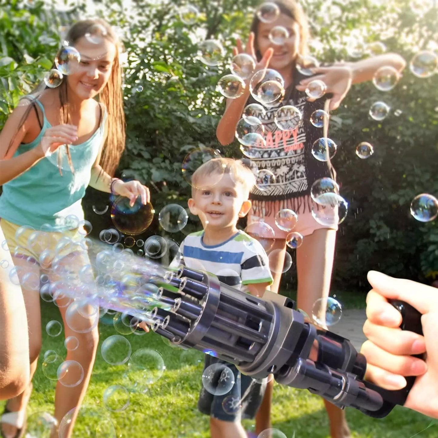 Rocket Launcher Electric Bubble Machine Gun for Toddlers – Fun Toy for Kids