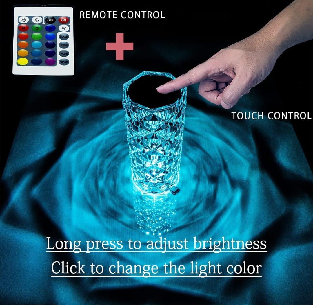 Color Changing Touch Lamp-Touch Control Bedside Lamp with USB Port