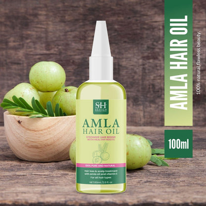 SH Amla Hair Oil 60ml - Nourish Your Hair Naturally (Pack of 2)