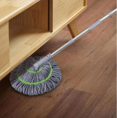 Easy Squeeze Twist Mop for Floor Cleaning – Microfiber Mop with Steel Handle, Efficient Dirt Remover – 1 Piece