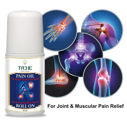 Tyche Pain Oil - Joint & Muscular Pain Relief Oil 50 ml