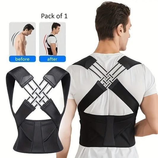 Adjustable Back Posture Corrector – Slouching Relief Pain Belt for Men and Women