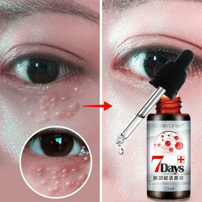 Remove Dark Circles Wrinkles Eye Bags Fat Granules Serum Oil